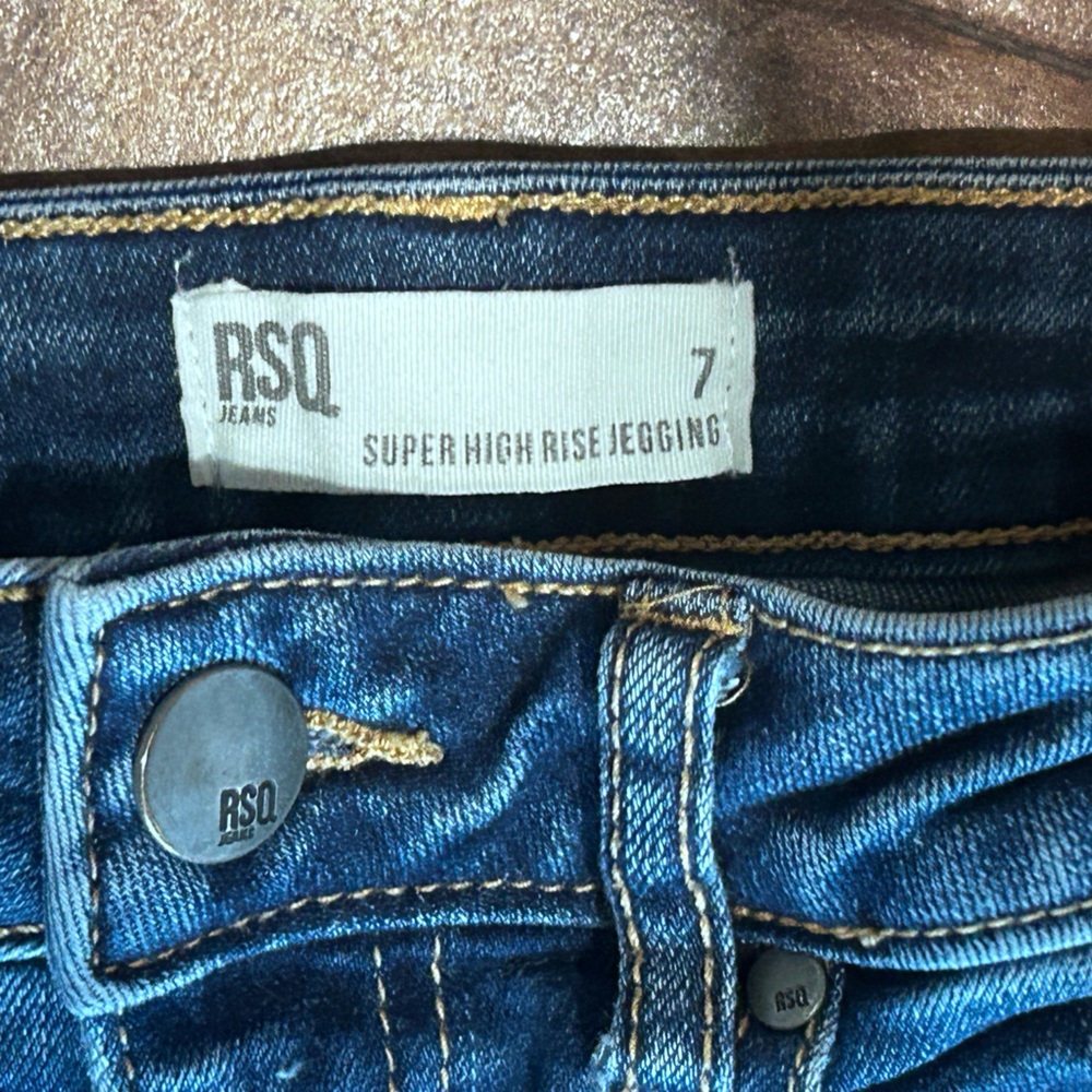 RSQ Super High Rise Jegging - Dark Blue Denim